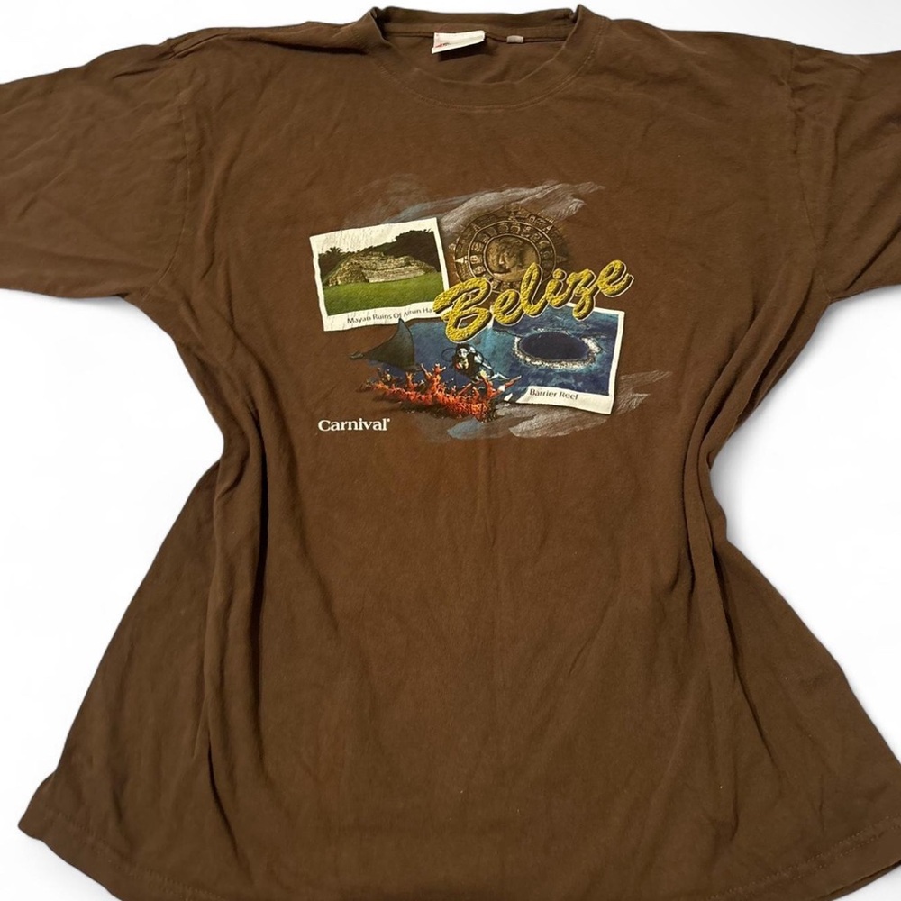 Vintage Belize Brown T-Shirt